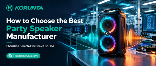 How to Choose the Best Party Speaker Manufacturer