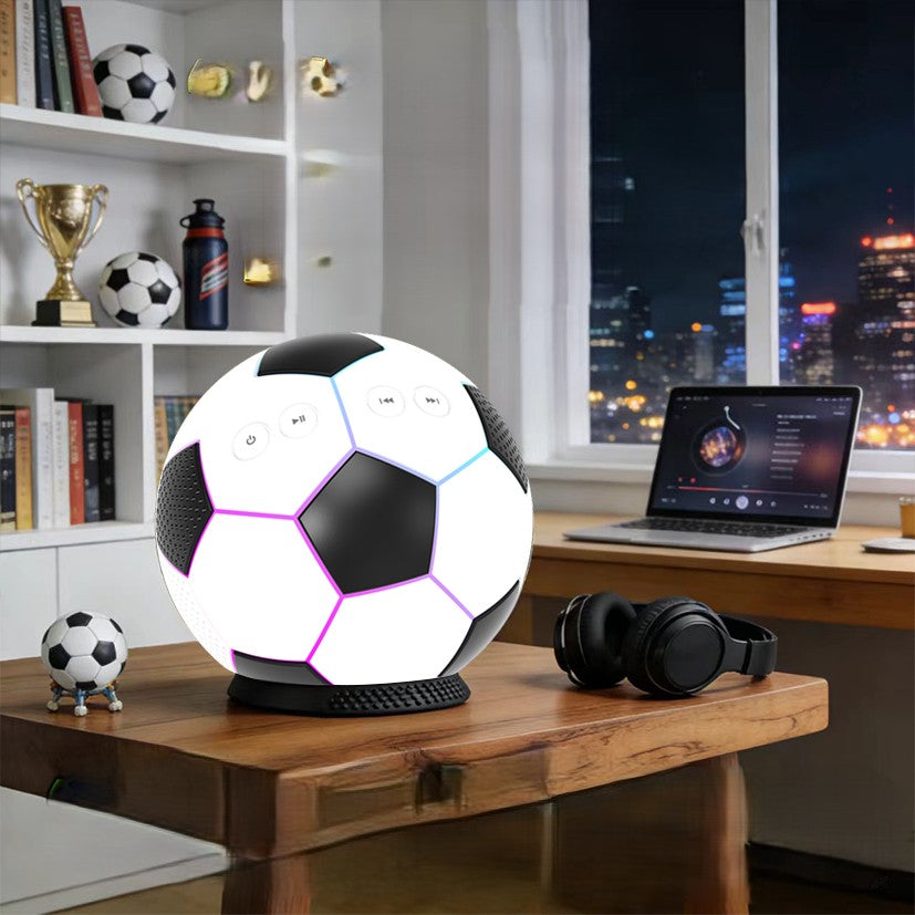 Football Shape Bluetooth Speaker W/ LED lighting