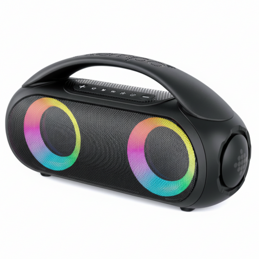 Bluetooth Stereo Speaker W/ LED Light Show