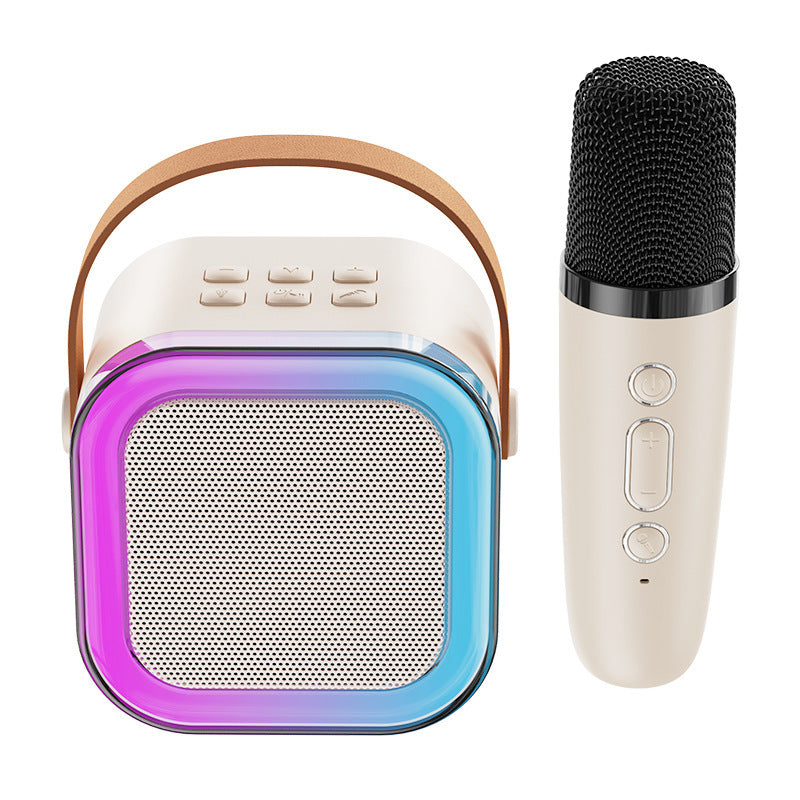 Bluetooth Karaoke Speaker W/ Single Wireless Microphone