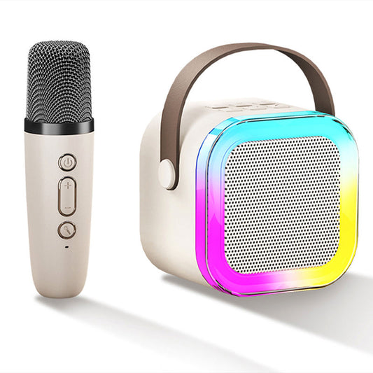Bluetooth Karaoke Speaker W/ Single Wireless Microphone