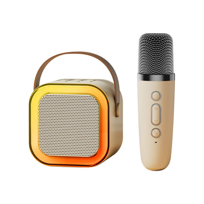 Bluetooth Karaoke Speaker W/ Single Wireless Microphone