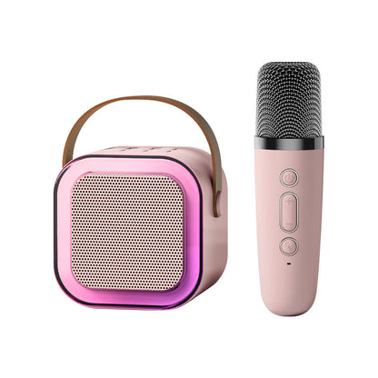 Bluetooth Karaoke Speaker W/ Single Wireless Microphone