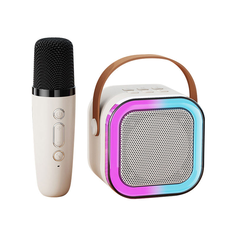 Bluetooth Karaoke Speaker W/ Single Wireless Microphone