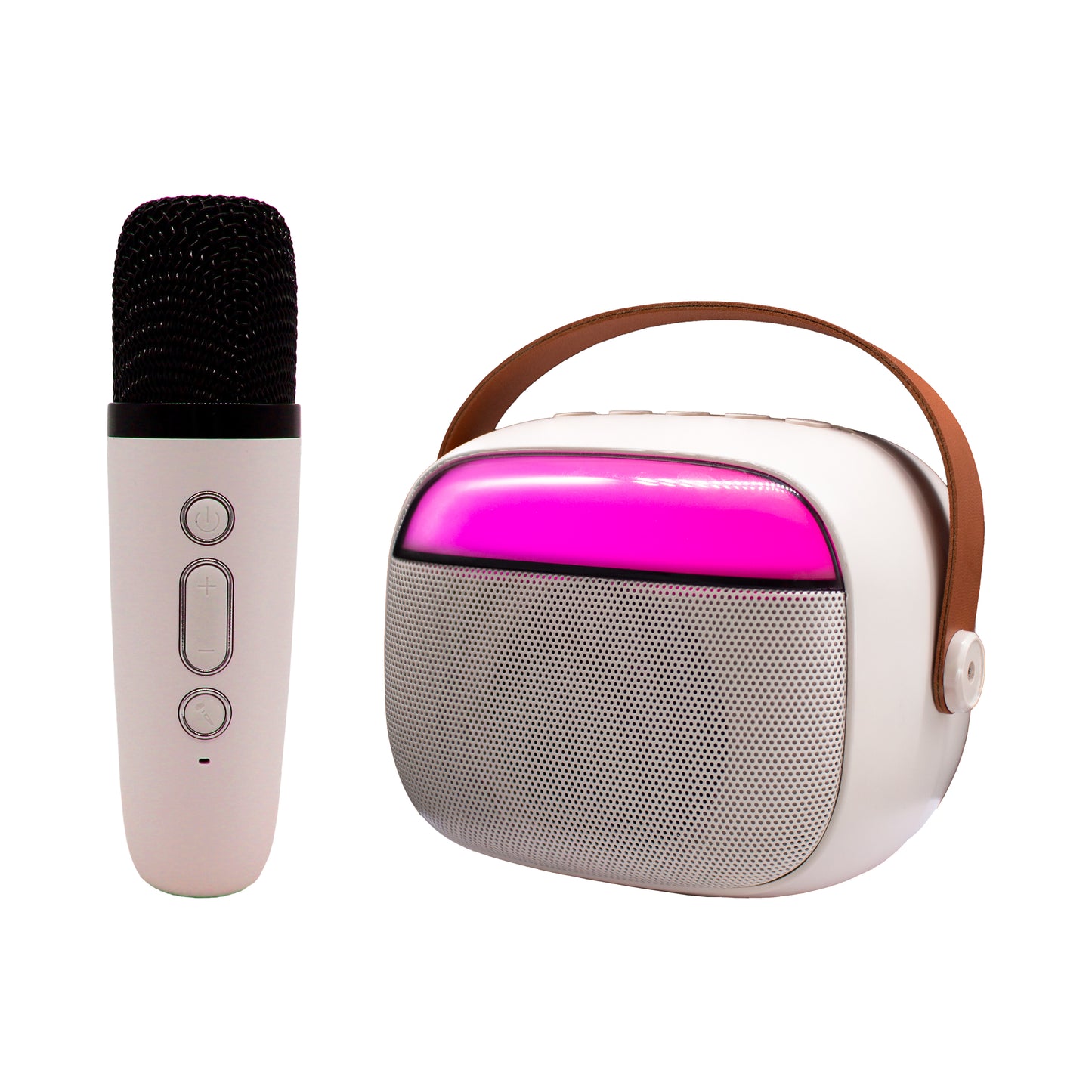 Bluetooth Karaoke Speaker W/ Single Wireless Microphone