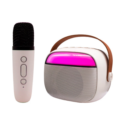 Bluetooth Karaoke Speaker W/ Single Wireless Microphone