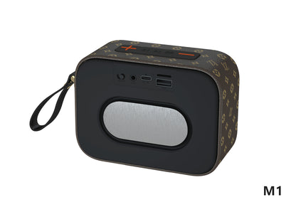 Retro Bluetooth Karaoke Speaker W/ Single Wireless Microphone
