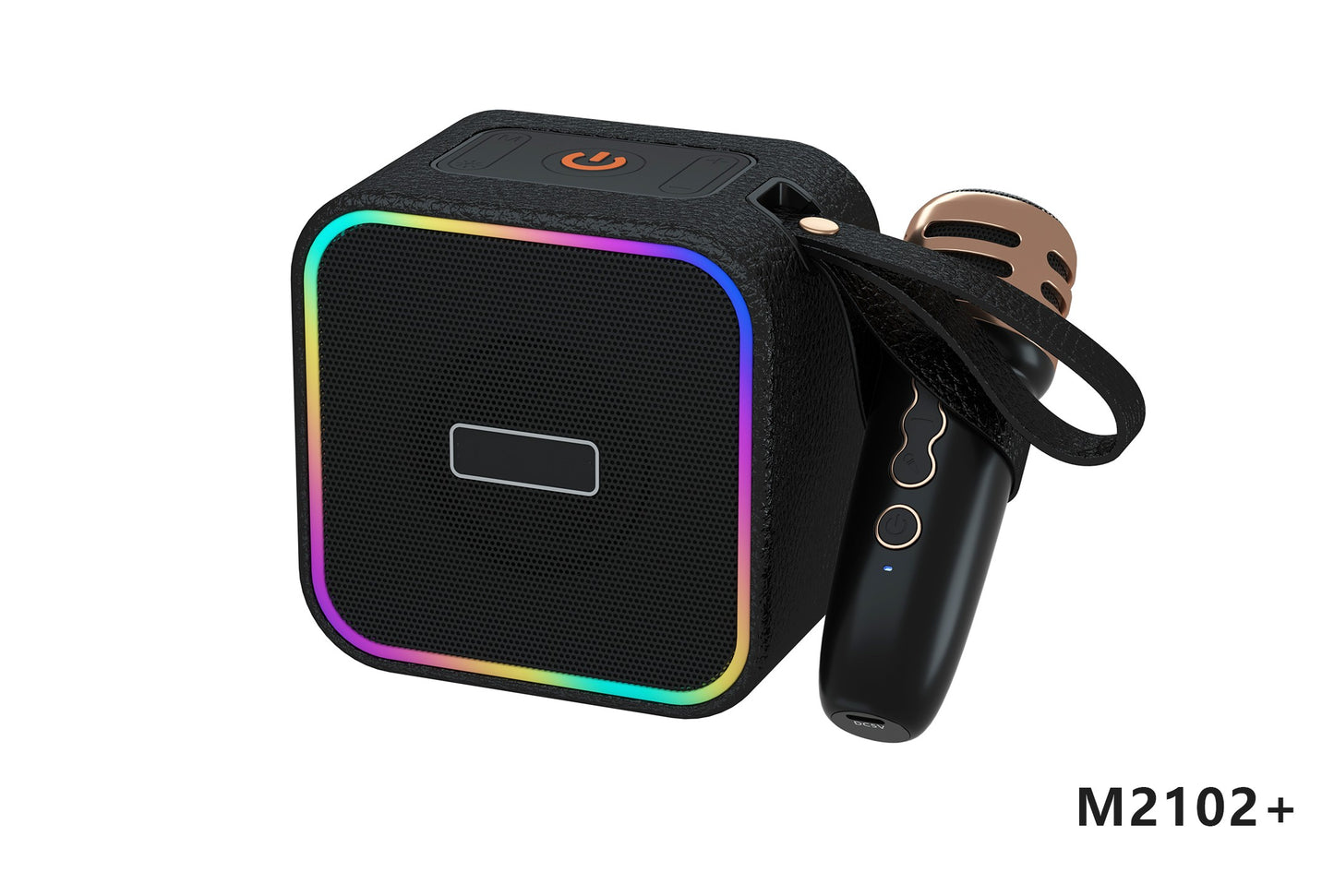 Retro Bluetooth Karaoke Speaker W/ Single Wireless Microphone