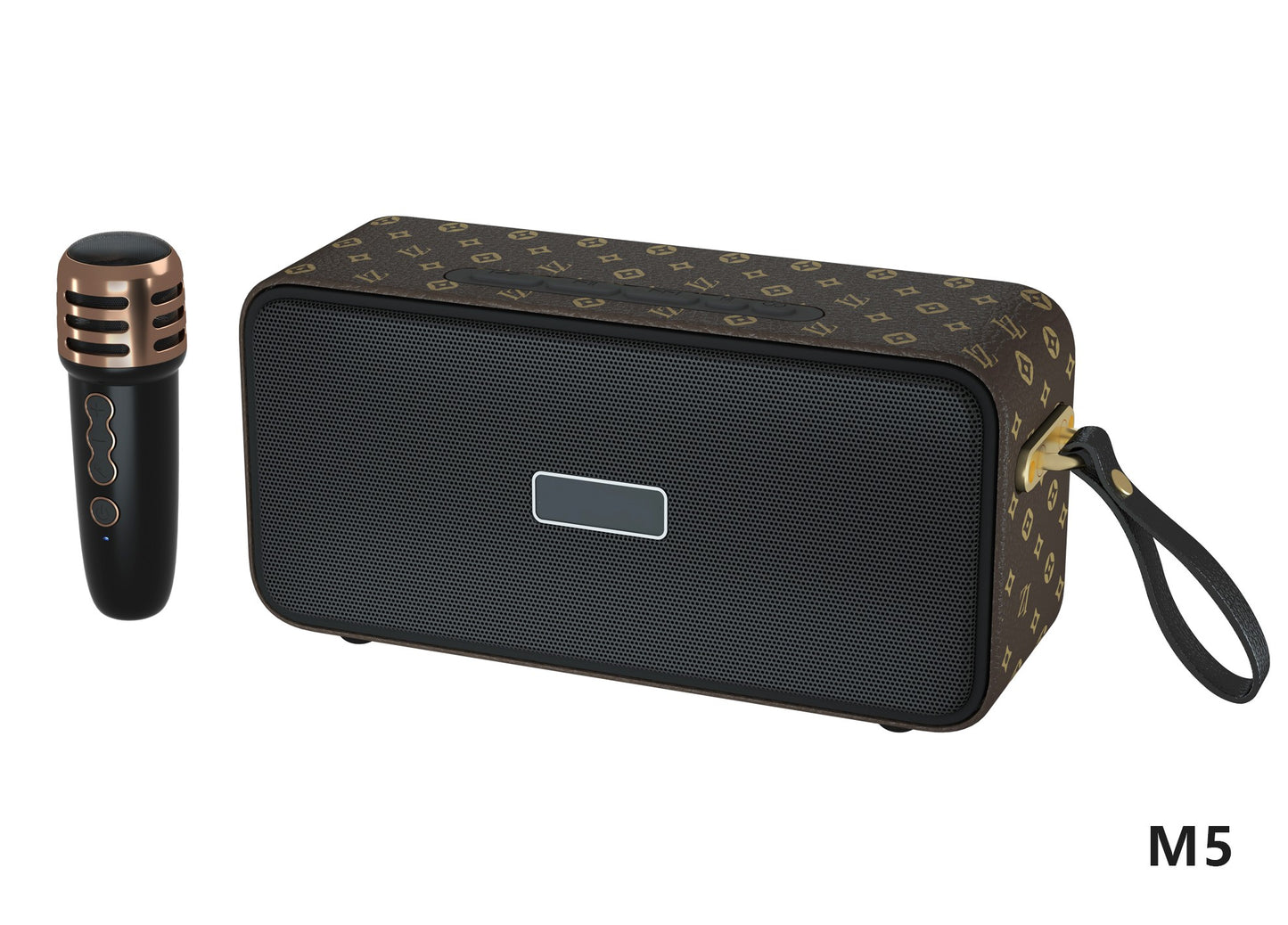 Retro Bluetooth Karaoke Speaker W/ Single Wireless Microphone