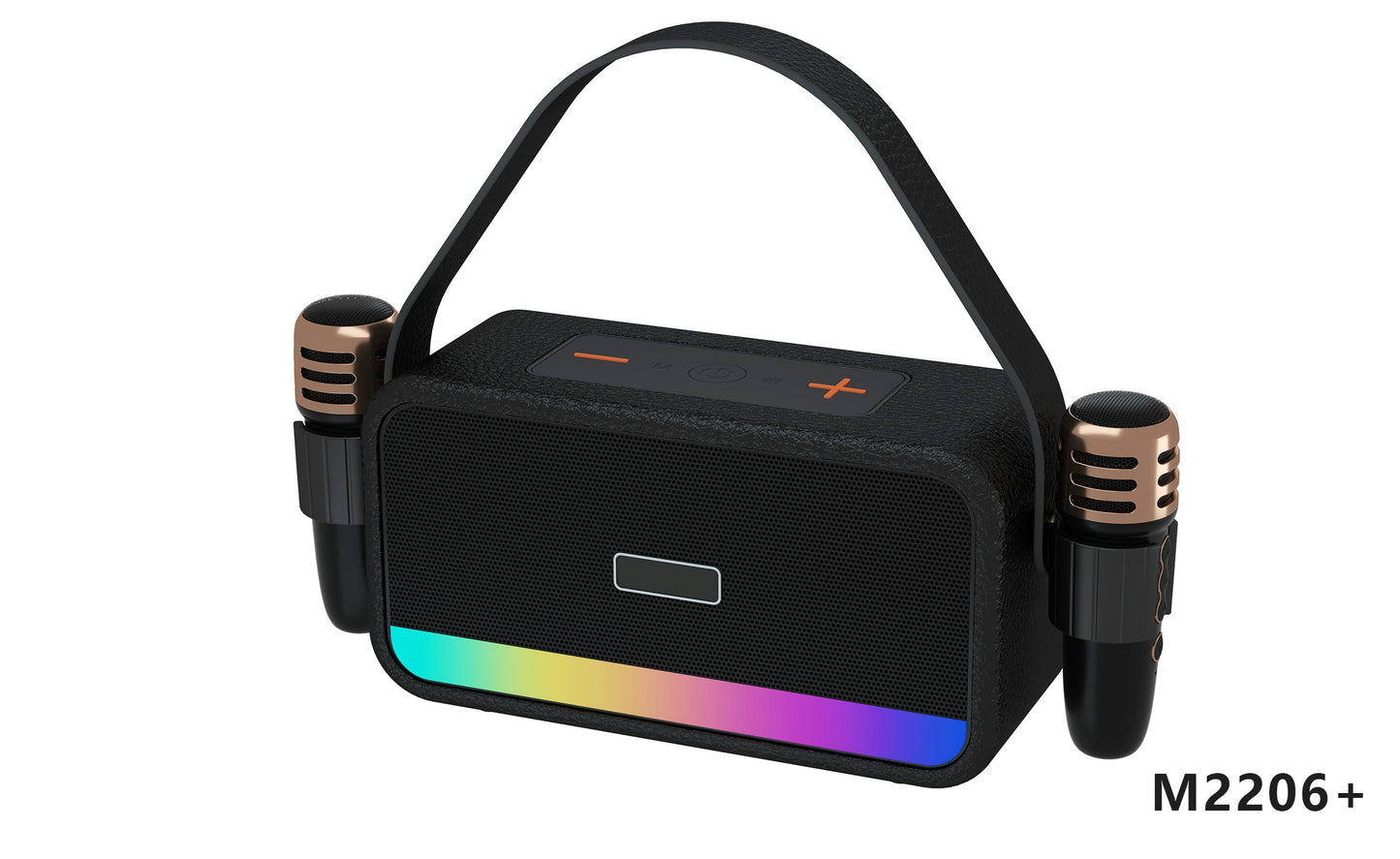 Retro Bluetooth Karaoke Speaker W/ Dual Wireless Microphone