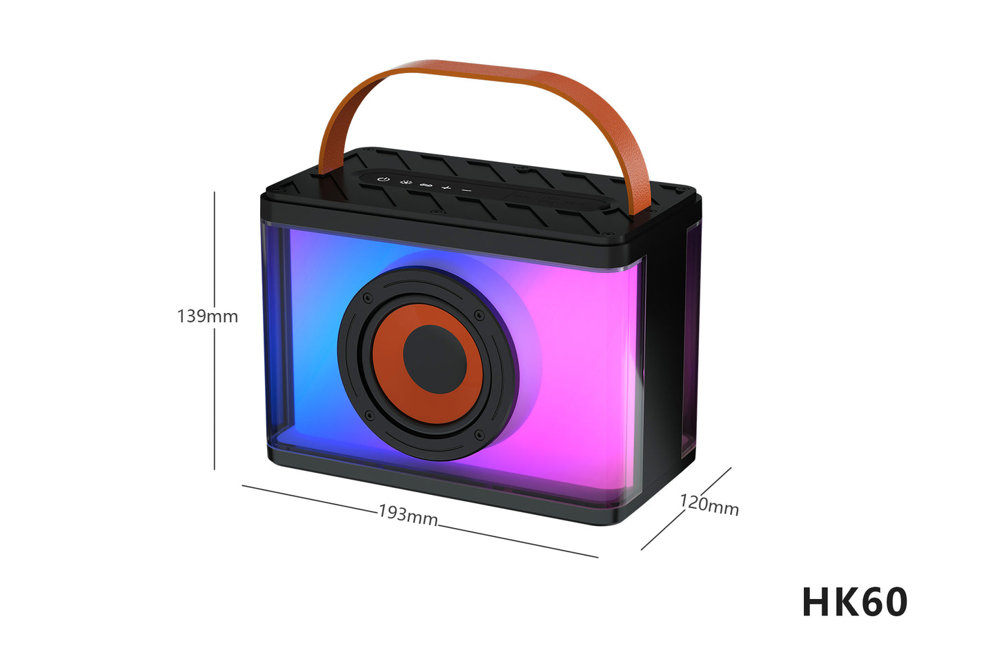 Bluetooth Karaoke Speaker W/ Dual Wireless Microphone