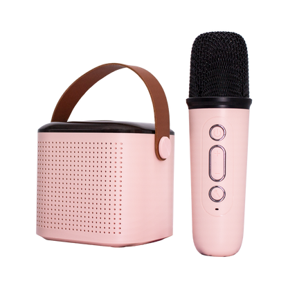 Bluetooth Karaoke Speaker W/ Single Wireless Microphone