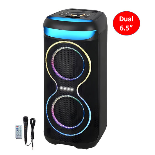 Bluetooth Party Speaker w/ RGB LED Light (PS02630)
